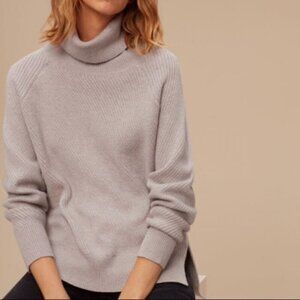 Aritzia Wilfred Wool Turtleneck Lin Sweater​ - Large, 100% Wool